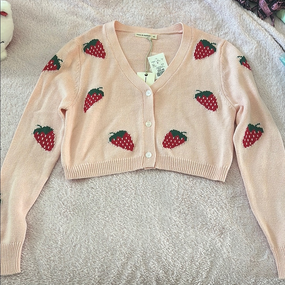 NWT Strawberry Sweater